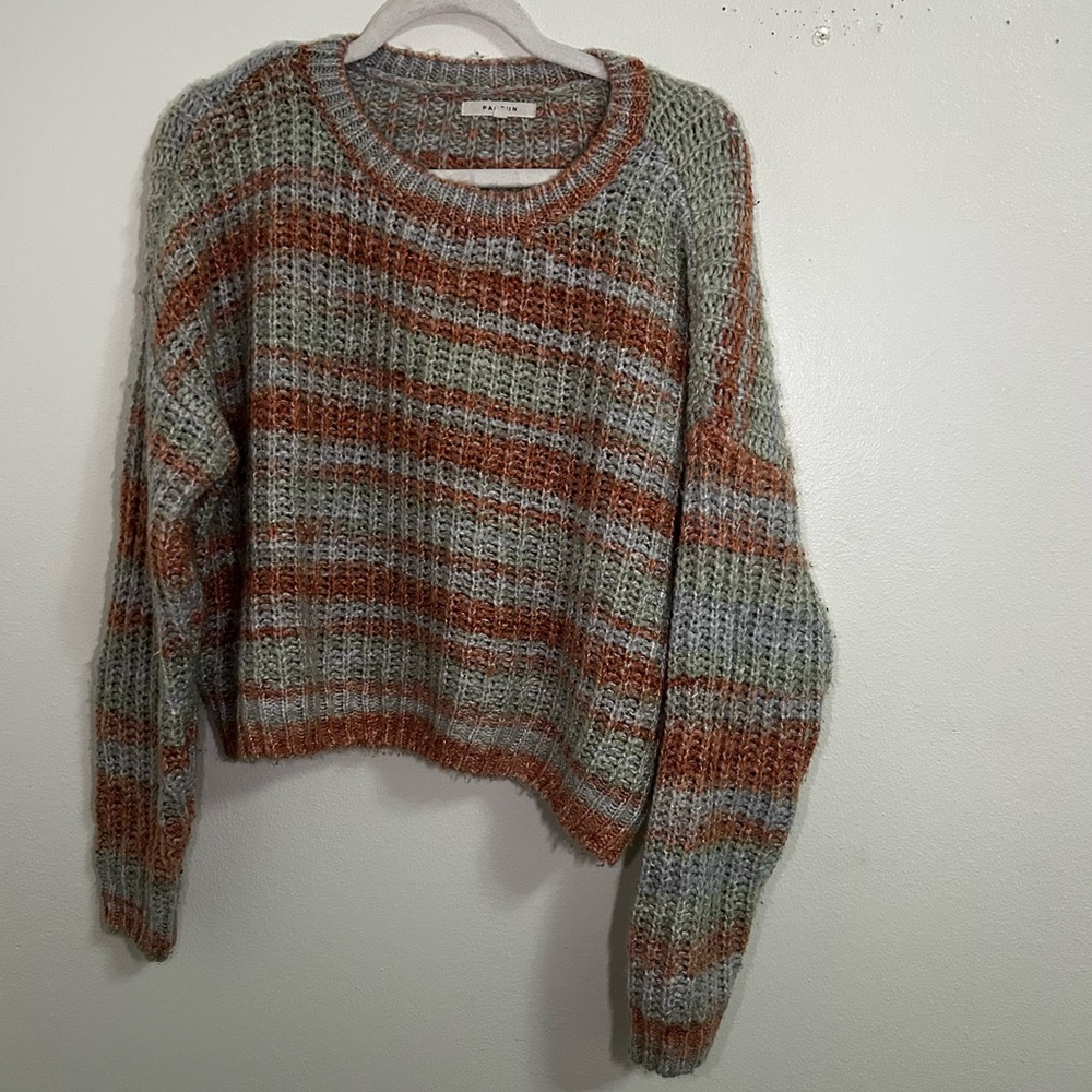 Pacsun muted color chunky cropped length sweater